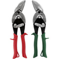 MIDWEST Aviation Snip Set - Left and Right Cut Offset Tinner Shears, Made in the USA - MWT-6510C