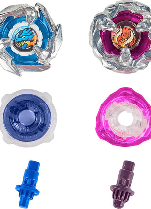 Beyblade X Xtreme Battle Set with Beystadium Arena Featuring X-Celerator Rail, 2 Right-Spinning Top Toys, 2 Launchers, Toys for Boys and Girls, 8+