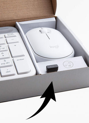 Logitech MK470 Slim Wireless Keyboard and Mouse Combo - Modern Compact Layout, Ultra Quiet, 2.4 GHz USB Receiver, Plug n' Play Connectivity, Compatible with Windows - Graphite