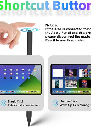iPad Pencil 2nd Generation with Magnetic Wireless Fast Charging, Same as Apple Pencil 2nd Generation, Stylus Pen Work for iPad Pro 11 in 1/2/3/4, iPad Pro 12.9in 3/4/5/6, iPad Air 4/5, iPad mini 6