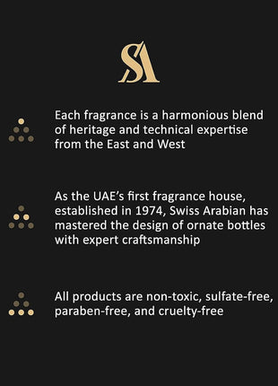 Swiss Arabian Layali Rouge - Luxury Products From Dubai - Long Lasting Personal Perfume Oil Fragrance - A Seductive Signature Aroma - 0.5 Oz