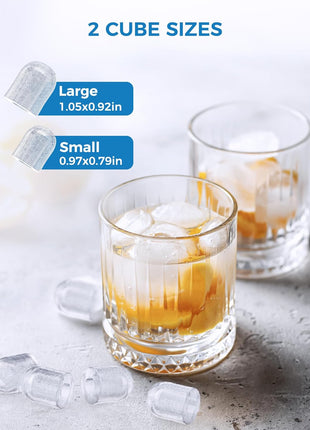 COWSAR Ice Maker Countertop, Portable Ice Machine with Self-Cleaning, 26.5 lbs/24Hrs, 8 Ice Cubes in 6 Mins, Ice Basket and Scoop, Ideal for Home, Kitchen, Bar, Camping
