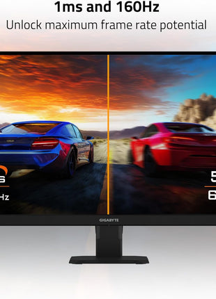 GIGABYTE - GS27U - 27 inch SS IPS Gaming Monitor - UHD 3840x2160-160Hz - 1ms MPRT - AMD FreeSync Premium - HDMI, DP - Black