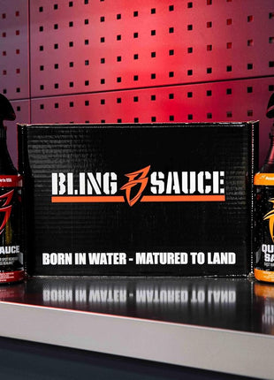 Bling Sauce Boat Cleaning & Detailing Kit for Marine and Automotive, 4-Pack, 20 oz Each