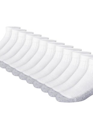 Hanes Boys' Socks Pack, Double Tough Moisture Wicking Ankle, Crew, No Show Socks, 12 & 14 Pair Packs