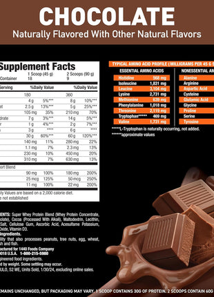 Body Fortress Super Advanced Whey Protein, Chocolate, 1.78 lbs | Flavor: Chocolate, Immune Support, Muscle and Strength Development
