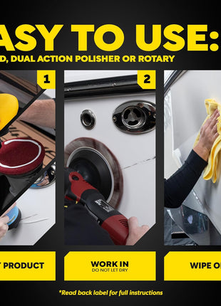 Meguiar's Marine/RV One Step Compound, M6732, Removes Oxidation, Stains, Scratches, and Water Spots, Restores Color and Shine to Fiberglass Gel Coat Finishes, Christmas Gift Ideas for Car Dads, 32 Oz