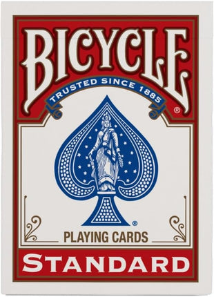 Bicycle Rider Back Playing Cards 12 Pack Poker Size Standard Index | Air Cushion Finish for smooth shuffling, Made in USA, 6 red and 6 blue decks, Ideal for poker and blackjack