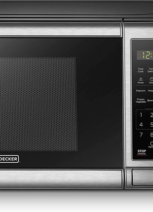 BLACK+DECKER Countertop Microwave Oven, 0.7 Cu.Ft, 700W, Stainless Steel