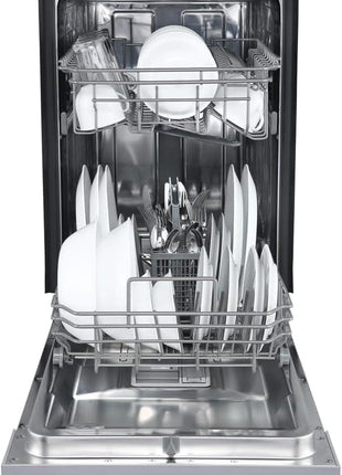 EdgeStar BIDW1802BL 18 Inch Wide 8 Place Setting Built-In Dishwasher