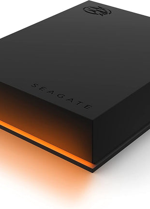 Seagate FireCuda Gaming Hard Drive External Hard Drive 5TB - USB 3.2 Gen 1, RGB LED lighting for PC and Mac with Rescue Services (STKL5000400)