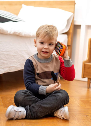 JOYIN Baby Learning Phone and Remote Toy for Toddler, Fun Smartphone Toys with Music for Infants, Boys or Girls, Holiday Stocking Stuffers, Kids Birthday Gift