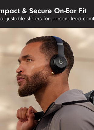 Beats Solo 4 - Wireless On-Ear Bluetooth Headphones, Up to 50-Hour Battery Life, Ultra-Lightweight Comfort, Powerful and Balanced Sound, Apple & Android Compatible - Matte Black