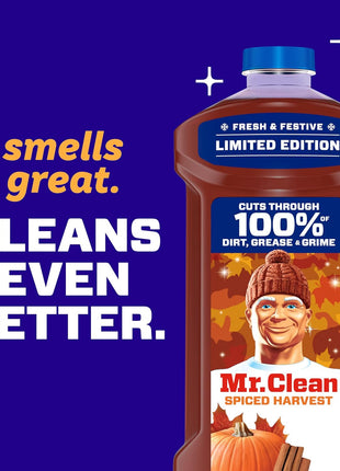 Mr. Clean All Purpose Cleaner, Cleaning Liquid, Spiced Harvest, 41oz