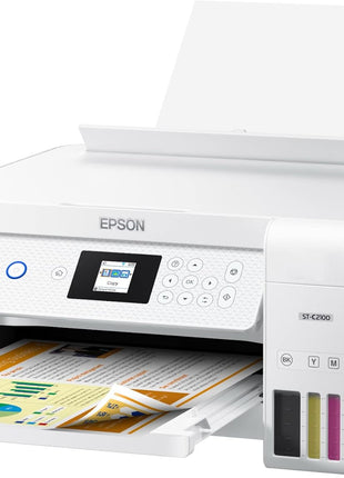 Epson Workforce ST-C2100 Wireless Inkjet Multifunction Printer - Color