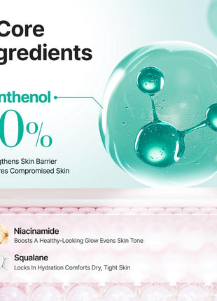 PURITO Panthenol 10% Barrier Cream for Sensitive Skin, 3.38 fl.oz