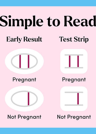 FIRST RESPONSE Comfort Check Pregnancy Test, 8 Count, Pink & White