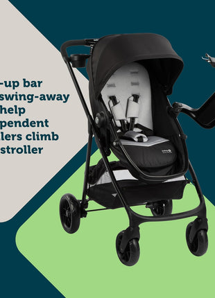 Safety 1st Grow and Go Flex 8-in-1 Car Seat Stroller Combo, Baby Stroller Travel Systems for Infants 4-30 lbs, Stroller and Carseat Combo Set, Foundry