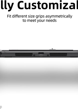 Savage Raven by Skull & Co. NeoGrip: an Ergonomic Grip Hard Shell with Replaceable Grips [to fit All Hands Sizes] for Nintendo Switch 2 - Black