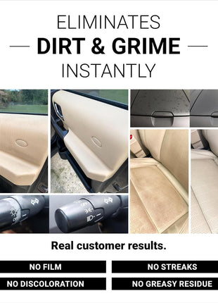 CAR GUYS Interior Car Cleaner for Tough Stains | Stain Remover for Car Seats, Carpet, Upholstery, & Leather | 18 Oz Kit with Microfiber Towel