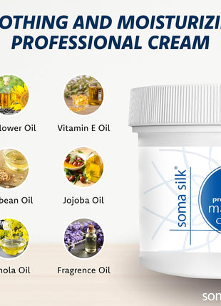 Professional Massage Cream, 5 Gallon - Smooth & Silky Massage Creme for Massage Therapy - Calendula & Jojoba Oils - Long Lasting Glide - Washes Clean from Linens - Spa & Therapist Supplies