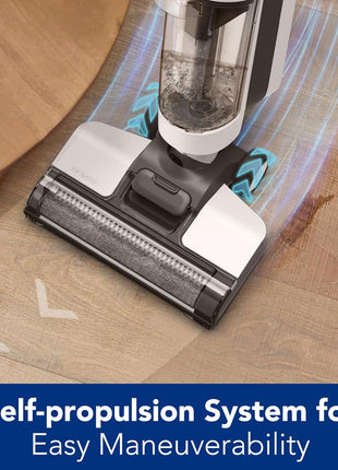 Tineco Floor ONE i5 Stretch Wet Dry Vacuum Cleaner, Vacuum & Mop in One Step, 20kpa Powerful Suction, 180° Lay-Flat Design, Anti-Tangle Design, Dual-Sided Edge Cleaning, Up to 30* Minutes Runtime