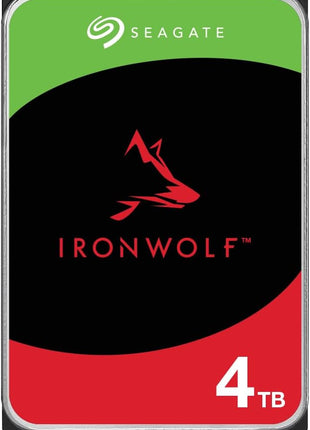 Seagate IronWolf ST4000VN006 4 TB Hard Drive - 3.5" Internal - SATA (SATA/600) - Conventional Magnetic Recording (CMR) Method