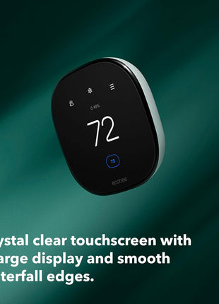 ecobee Smart Thermostat Enhanced, Programmable Wifi Thermostat | Works with Siri, Alexa, Google Assistant - Energy Star Certified - Smart Home. Energy saving thermostat.