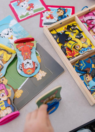 Melissa & Doug PAW Patrol Wooden Magnetic Pretend Play (64 Pieces)