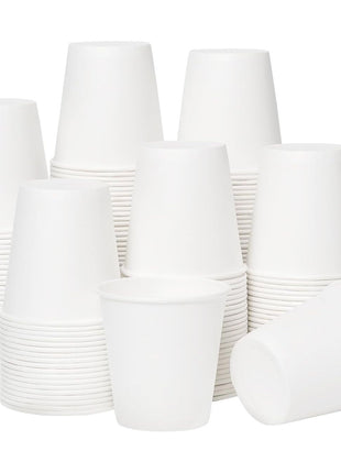RACETOP [100 Pack] 3 oz Bathroom Paper Cups, Disposable Paper Cups, Mouthwash Cups, Paper Coffee Cups, Ideal for Bathroom