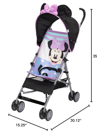Disney Baby Character Umbrella Stroller, Eye-catching, Fun, 3D Stroller, Minnie Play All Day