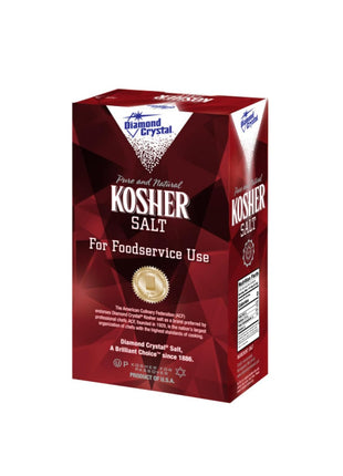 Diamond Crystal Kosher Salt – Full Flavor, No Additives - Pure and Natural Since 1886 (Restaurant Pack) - 3 Pound Box