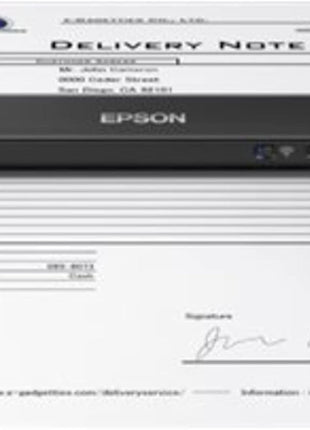 Epson Workforce ES-60W Wireless Compact Mobile Document Scanner | PC Mac iOS Android 4 Second Scan Speed Battery Powered Mobile Sheet-Fed Scanner with OCR Software