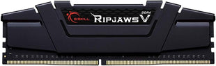 G.SKILL RipjawsV Series DDR4 RAM (XMP) 16GB (1x16GB) 3200MT/s CL16-18-18-38 1.35V Intel AMD Desktop Computer Memory U-DIMM - Black (F4-3200C16S-16GVK)