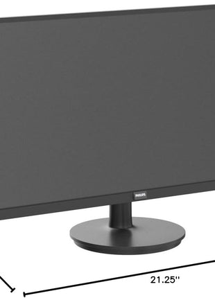 Philips 24 Inch Computer Monitor FHD 100Hz VA VESA Flicker-Free, 241V8LB | 1920×1080 LED Monitor, 4ms GtG, Adaptive Sync, HDMI 1.4, Tilt Adjust, Low Blue Light, 4yr Advance Replacement Warranty