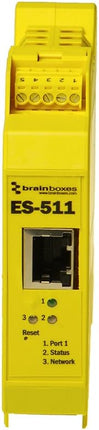Brainboxes Device Server - 10Mb LAN, 100Mb LAN, RS-232, RS-422, RS-485 (ES-511)