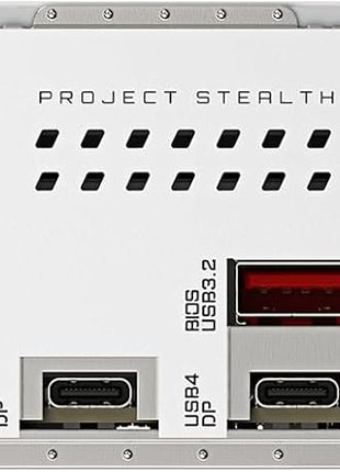 GIGABYTE X870 AORUS Stealth ICE Reverse-Connect ATX Motherboard, Support AMD Socket AM5 Processors, DDR5, 16+2+2 Power Phase, 4X M.2, PCIe 5.0, USB4, WIFI7, 5GbE, PCIe EZ-Latch Plus, 5 Year Warranty