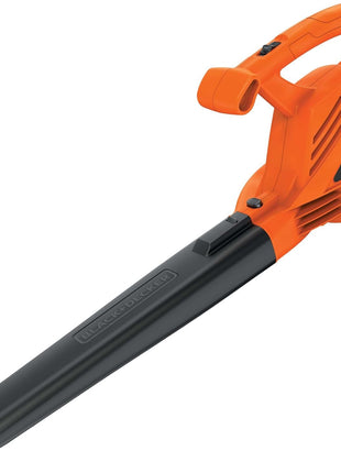 BLACK+DECKER Electric Leaf Blower, Handheld Blowers for Lawn Care, Lightweight, 180 MPH 180 CFM, 7-Amp, Corded (LB700)