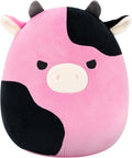 Squishmallows Original 8in Pollyanna The Black and Pink Cow ??Official Jazwares Plush (Little)