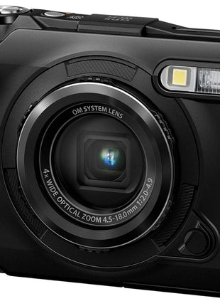 OM SYSTEM Olympus Tough TG-7 Black Underwater Camera, Waterproof, Freeze Proof, High Resolution Bright, 4K Video 44x Macro Shooting (Successor Olympus TG-6)
