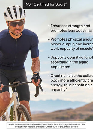 THORNE Creatine   Micronized Creatine Monohydrate Powder   Support for Muscles & Cognitive Function*   for Women & Men   Unflavored   NSF Certified for Sport   5 g per Serving   90 Servings