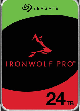 Seagate IronWolf Pro 24TB Enterprise NAS Internal HDD Hard Drive 鈥?CMR 3.5 Inch SATA 6Gb/s 7200 RPM 512MB Cache for RAID Network Attached Storage, Rescue Services (ST24000NT002)