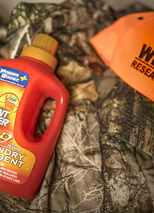 Scent Killer Gold Scent Free Laundry Detergent for Hunting Gear with Power Boost Plus Odor Eliminator, 32 Fluid Ounces