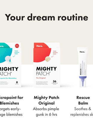 Mighty Patch Original 36ct and Surface Pimple Patch 10ct Bundle