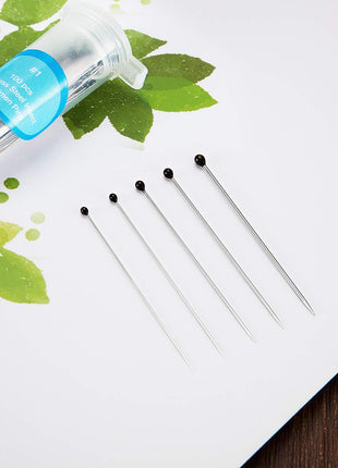 WILLBOND Stainless Steel Insect Pins Kit Specimen Entomology Pins Butterfly Collections Variety Pack for School Entomology Display Butterfly Collectors (500 Pieces,5 Sizes)