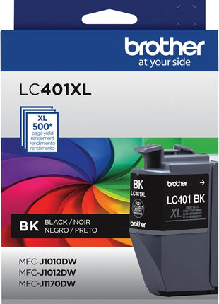 Brother Genuine LC401XLBK High Yield Black Ink Cartridge