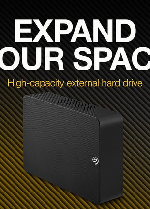 Seagate Expansion Desktop 16TB External Hard Drive – USB 3.0, 3.5" HDD for Windows & Mac, Plug-and-Play Backup Storage - STKP16000400