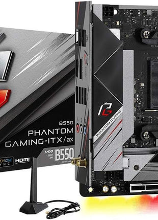 ASRock B550 Phantom Gaming-ITX/AX Supports 3rd Gen AMD AM4 RyzenTM / Future AMD RyzenTM Processors Motherboard