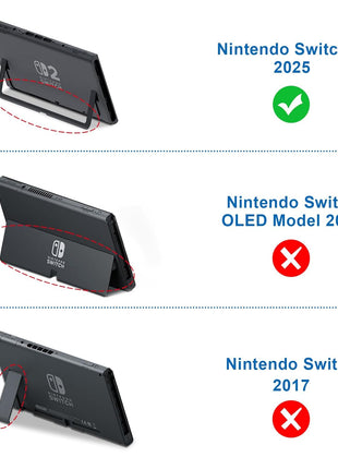 FINTIE Carrying Case for Nintendo Switch 2 (2025), Shockproof Hard Shell Switch 2 Case, Protective Cover Travel Bag with 19 Game Card & 2 Micro SD Card Slots & Inner Pocket, Starry Sky