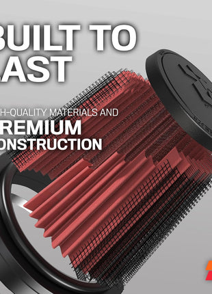 K&N High-Flow Original Lifetime Universal Clamp-On Air Filter: High Performance, Premium, Washable: Flange Diameter: 3.5 In, Filter Height: 6 In, Flange Length: 1.75 In, Shape: Round Tapered, RE-0950
